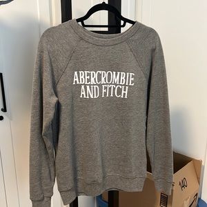 Abercrombie & Fitch Classic Grey Sweatshirt with Logo